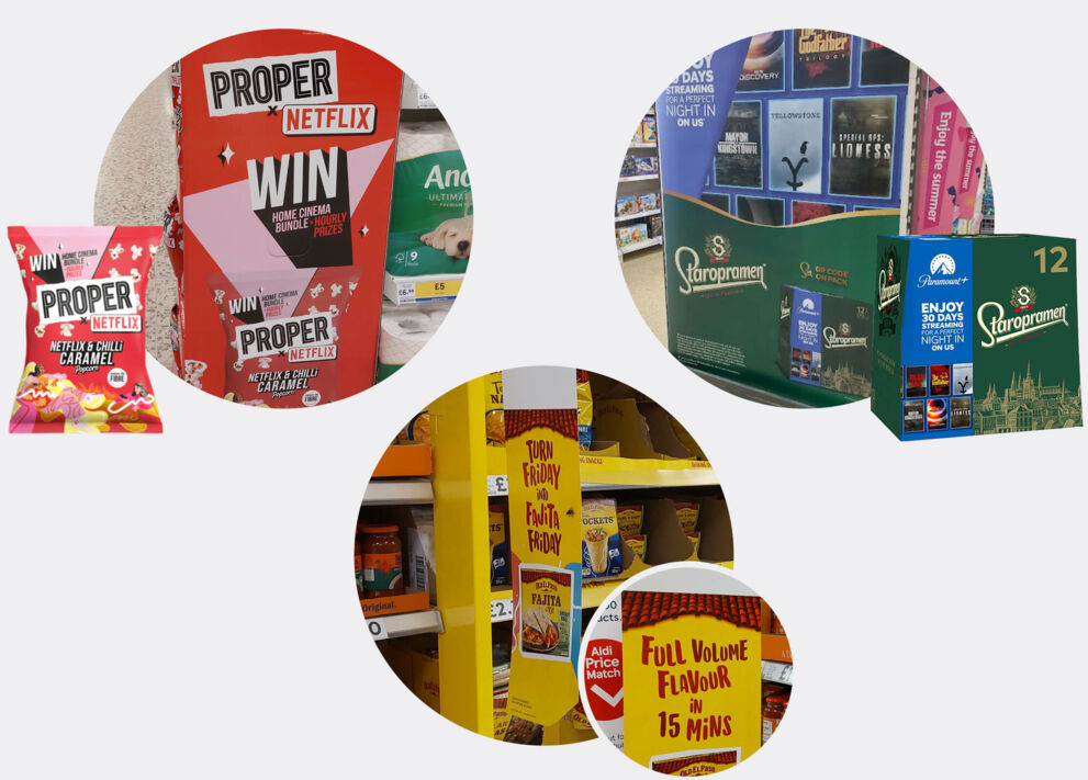 Big Nights In - Proper X Netiflix, Staropramen, Old El Paso in store POS