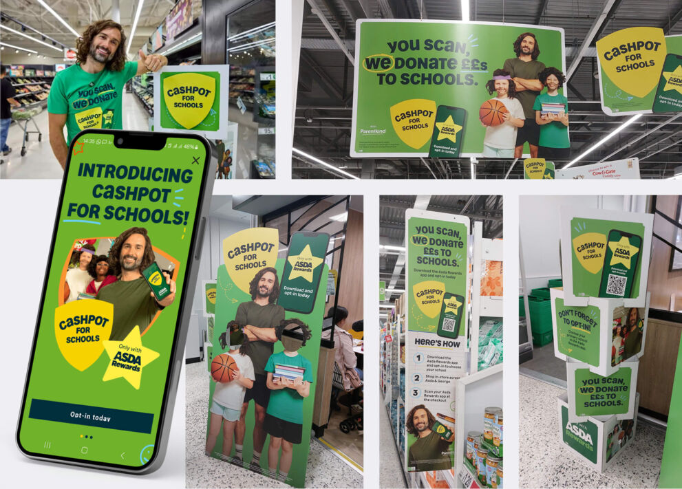 In store Joe Wicks Cashpot for school campaign