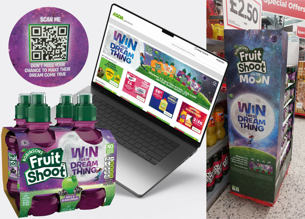 Fruit Shhot Robinsons Win their Dream thing campaign website & in store
