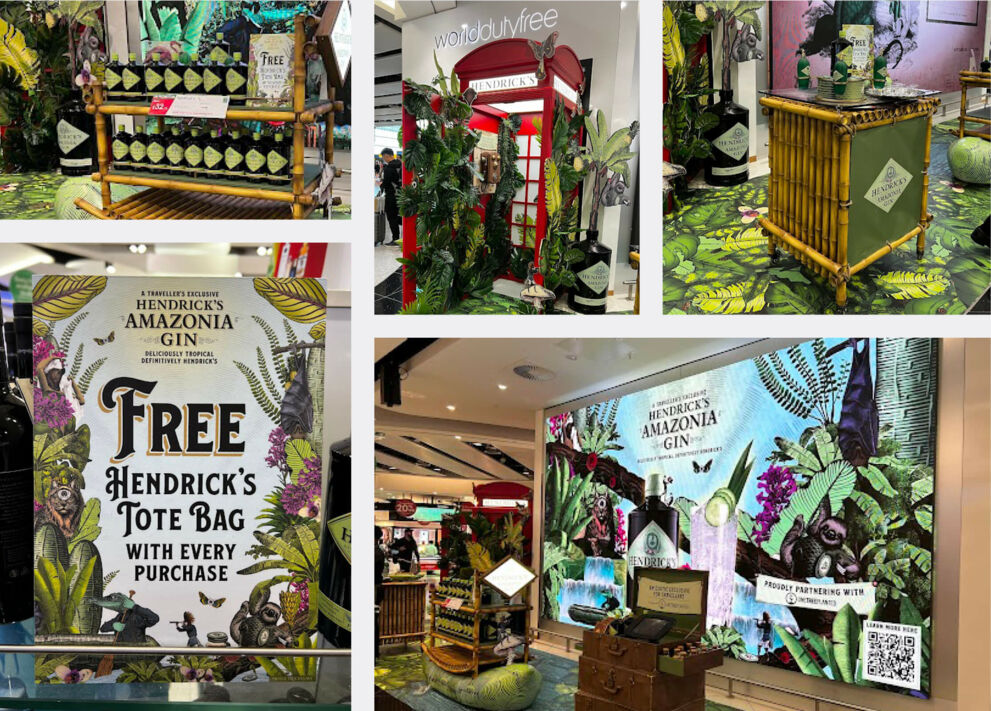 Hendricks Amazonia Gin Promotion Duty Free