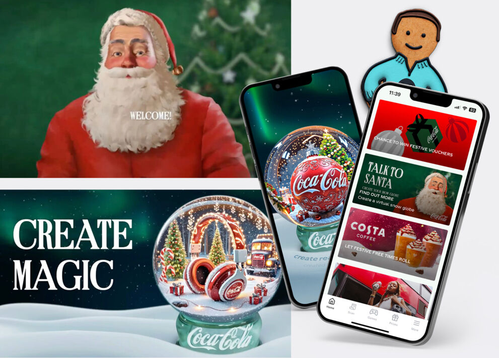 "create magic" by coca cola