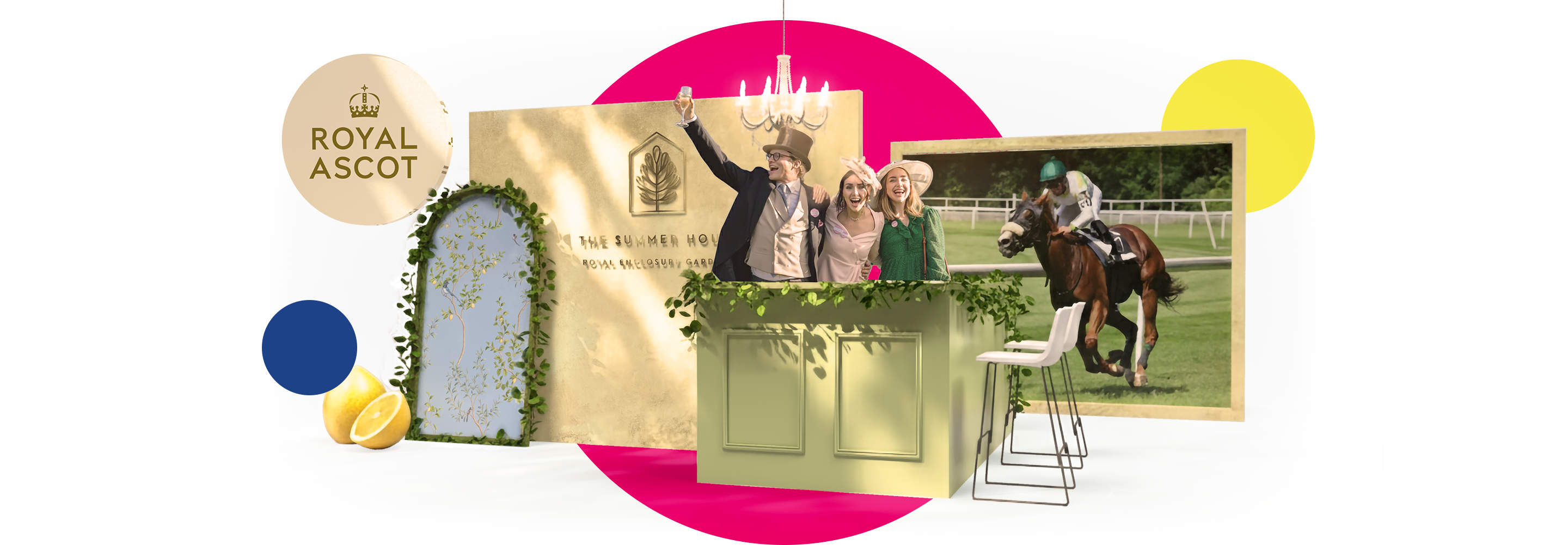 Examples of hospitality suits for Twickenham, Royal Ascot
