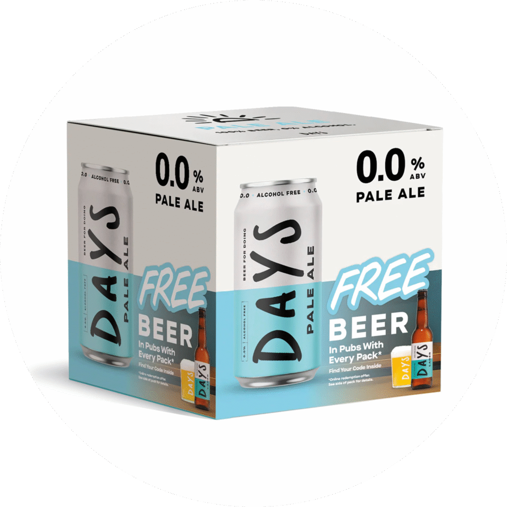 days lager free beer promo