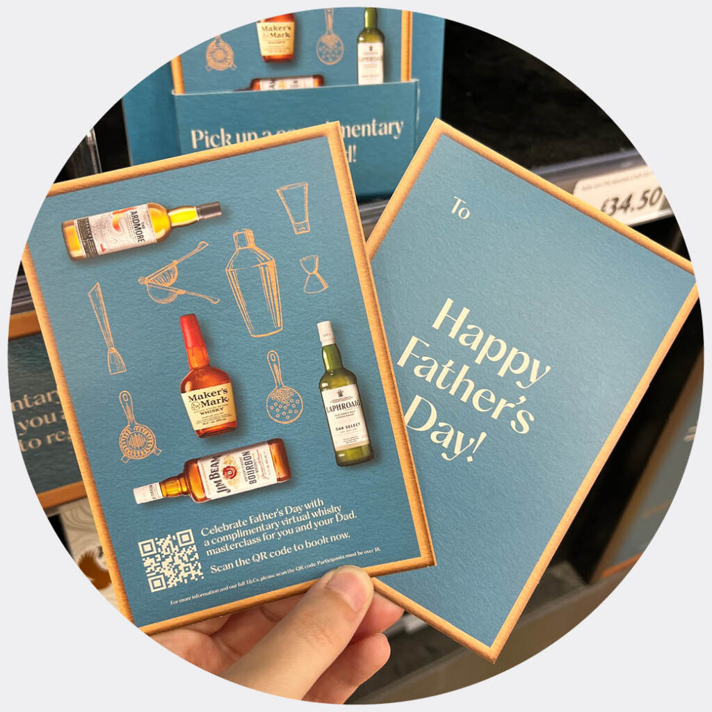 fathers day card free in morrisons