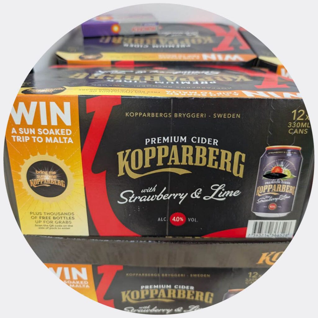 kopparberg win a trip to malta on pack promo