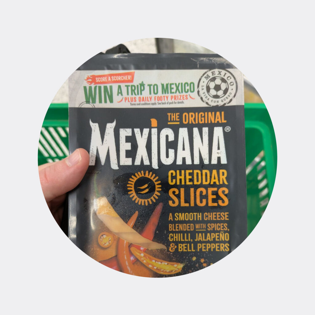 mexicana cheese on pack promotion win a trip to mexico