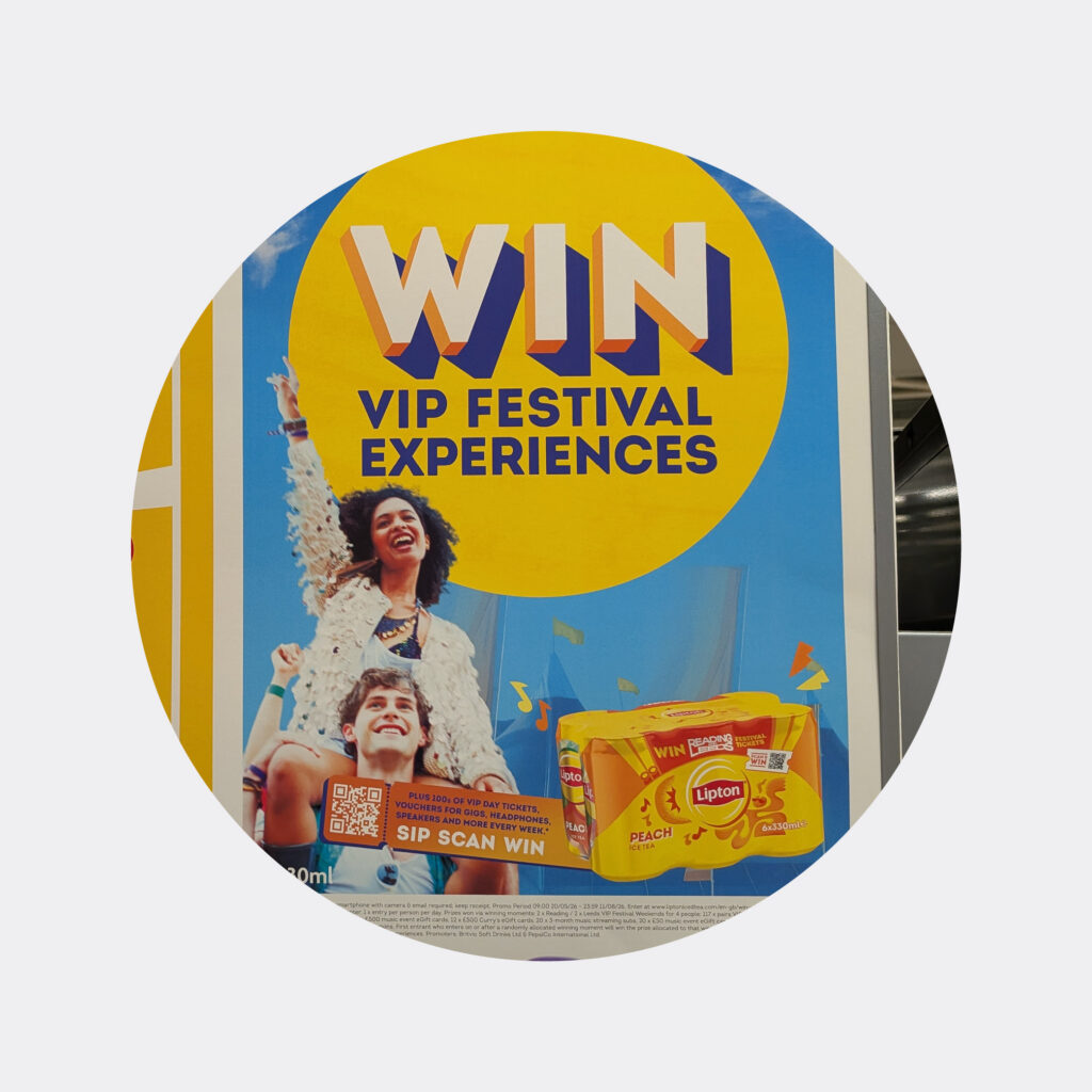 lipton win vip festival experiences on pack promotion