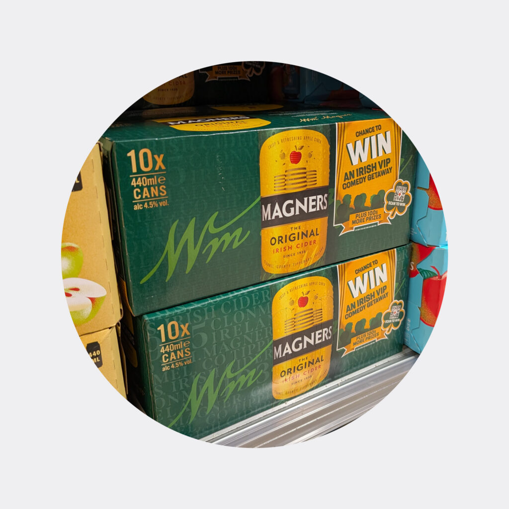 magners on pack promo, win tickets to comedy shows in Ireland