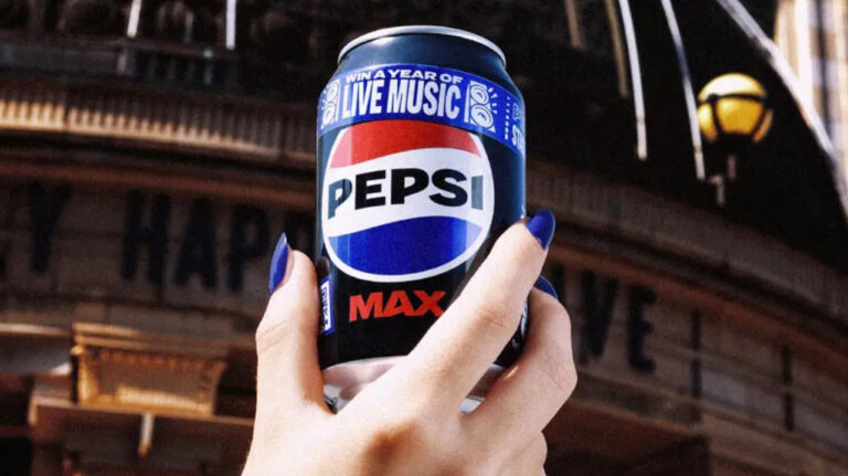 pepsi max can featuring win a year of live music promo